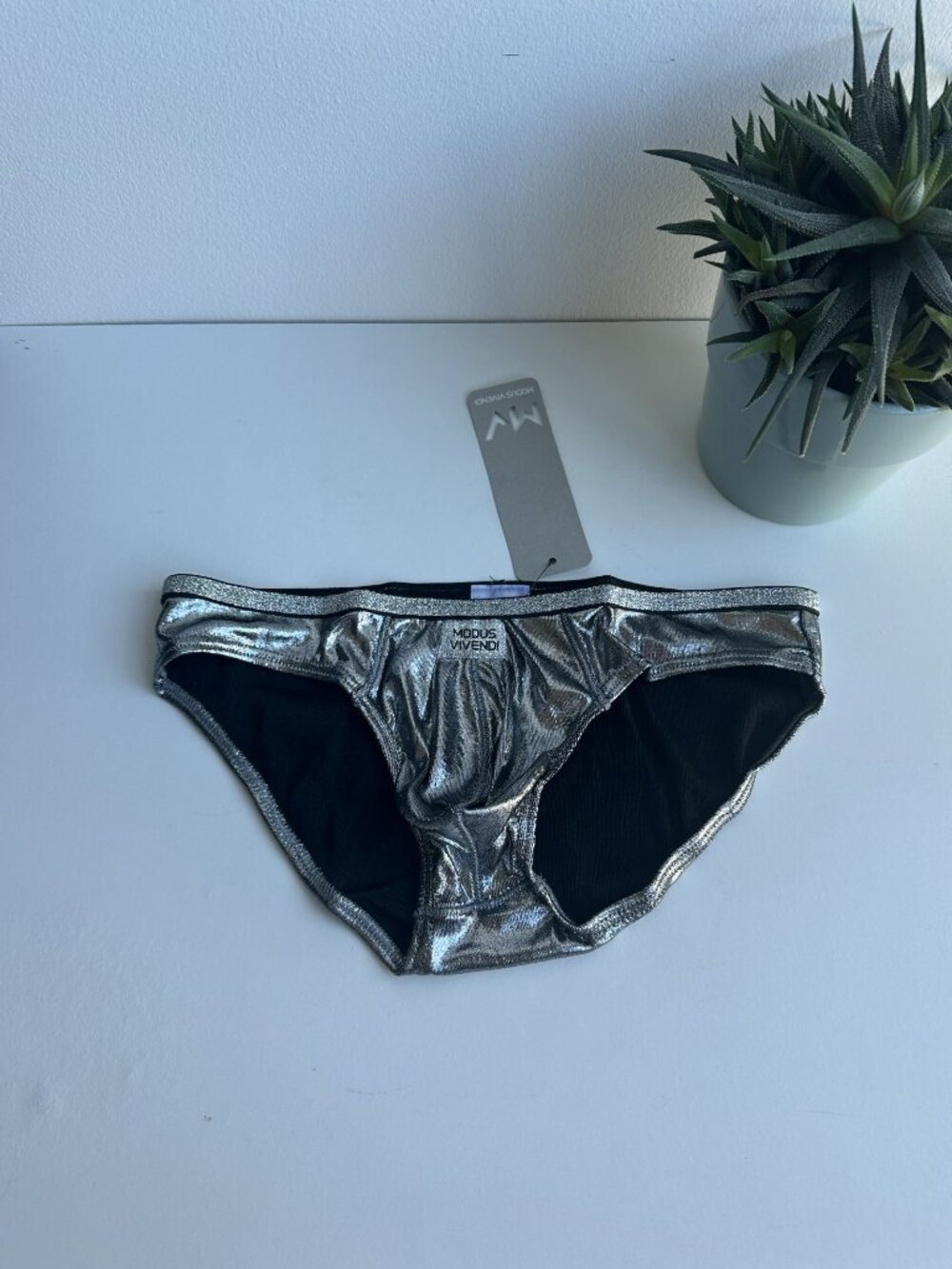 Modus Vivendi - Metal Classic Brief - Silver (L) - Picture 3 of 7